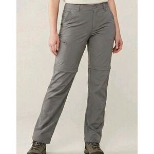 Marmot Convertible Hiking Pants Womens Size 10 Grey Zip Off Outdoor Trail